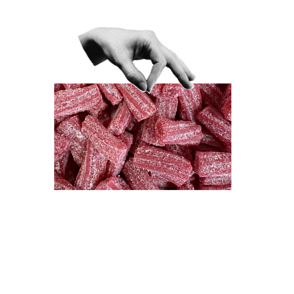 Sour Strawberry Twists
